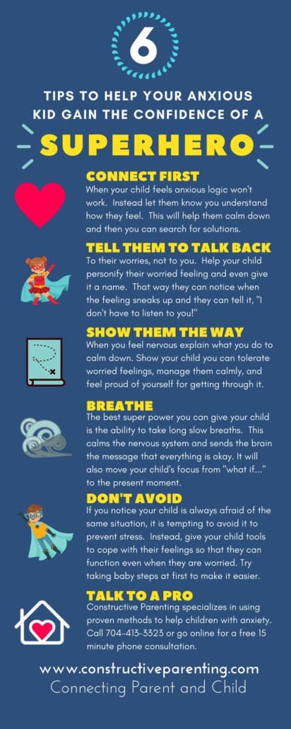 6 Tips for Parents to Help with Childhood Anxiety